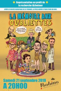 Samedi 21 septembre: Théâtre “La mémoire aux oubliettes”