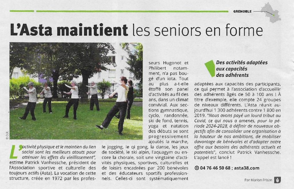 Article de Isère Mag N° 50 Avril-Mai 2025