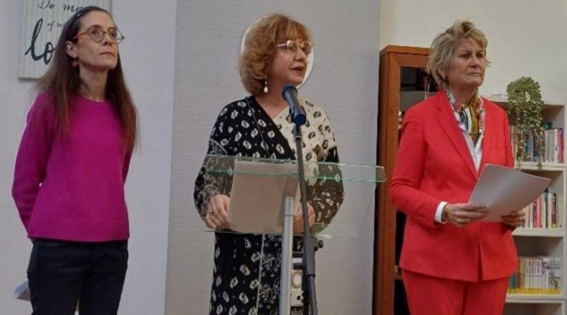 Au centre : Madeleine Mathieu, présidente de l’AEPC Concorde, entourée de Florence Mazerat, directrice générale et de Céline Gréco, Présidente d’Imp'actes, médecin chercheur cheffe de service à l’Hôpital Necker à Paris.