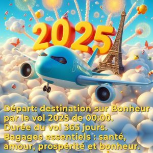 Meilleurs vœux à tous pour 2025 !
