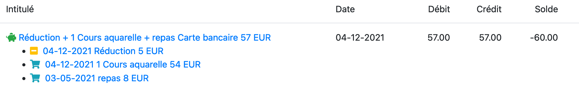 association panier de l'adhérent paiement groupé