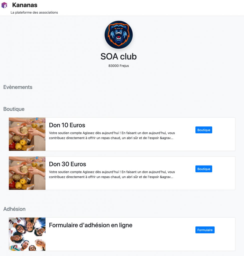 liste des don Kananas