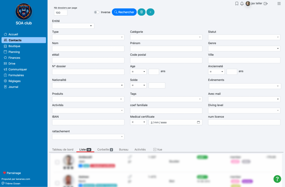 recherche multicritères